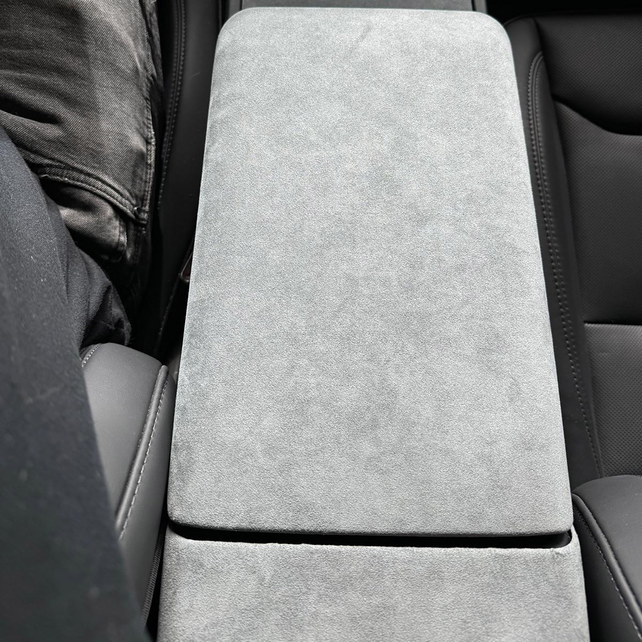 Alcantara Armrest Cover for Tesla 2024+ Model 3 Highland & 2025+ Model Y Juniper