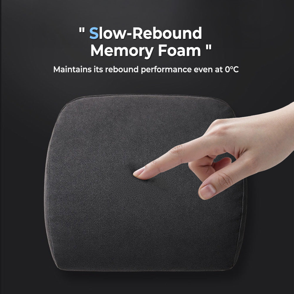 Alcantara Lumbar Support Pillow for Tesla Model 3/Y/X/S/Cybertruck