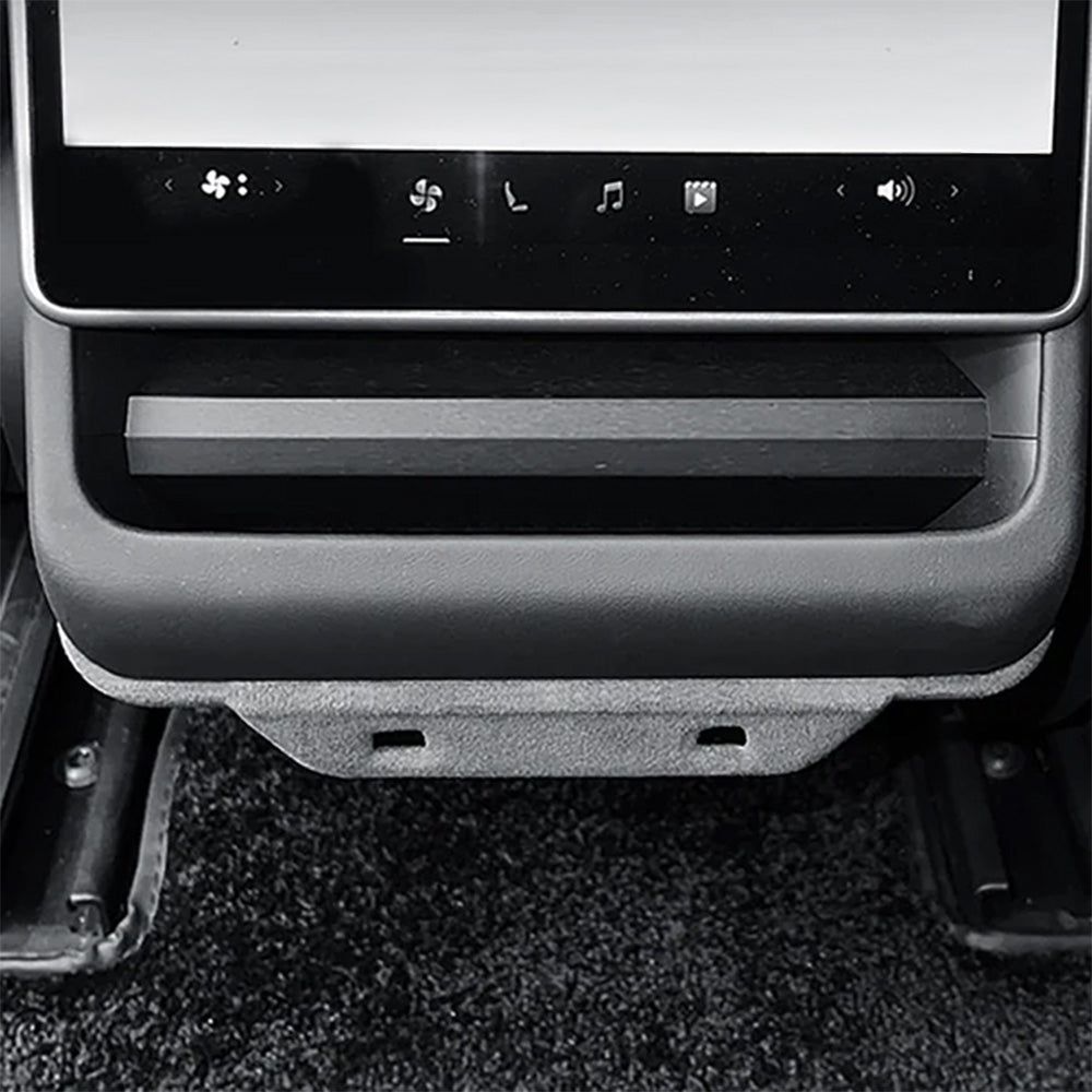 2025+ Tesla Model Y Juniper Premium Alcantara Anti-Kick Protector Cover – Luxury Rear Vent Shield & Interior Protector