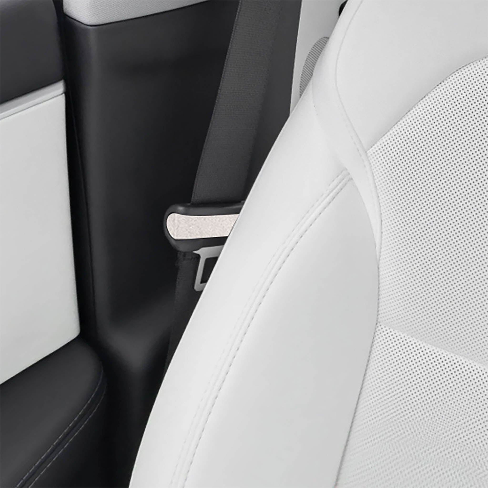 Tesla Alcantara Seat Belt Wrap Sticker for 2024+ Tesla Model 3 & 2025+ New Model Y