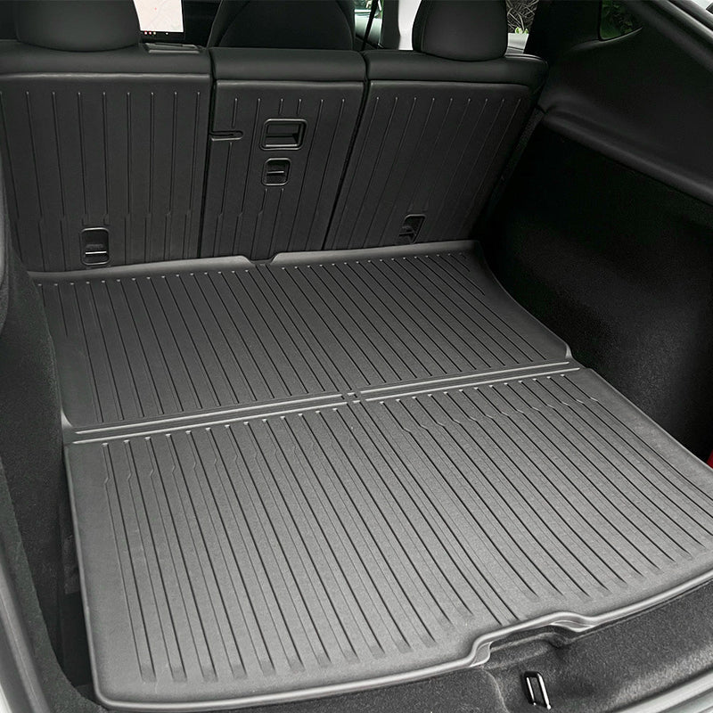 All-Weather TPE Trunk Mats for 2025+ Tesla Model Y Juniper - Durable, Custom-Fit
