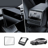 All-in-One Central Screen Tempered Glass & Frame Cover for Tesla Model YL 2026+