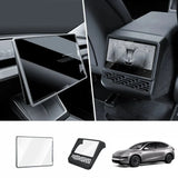 All-in-One Central Screen Tempered Glass & Frame Cover for Tesla Model YL 2026+