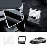 All-in-One Central Screen Tempered Glass & Frame Cover for Tesla Model YL 2026+