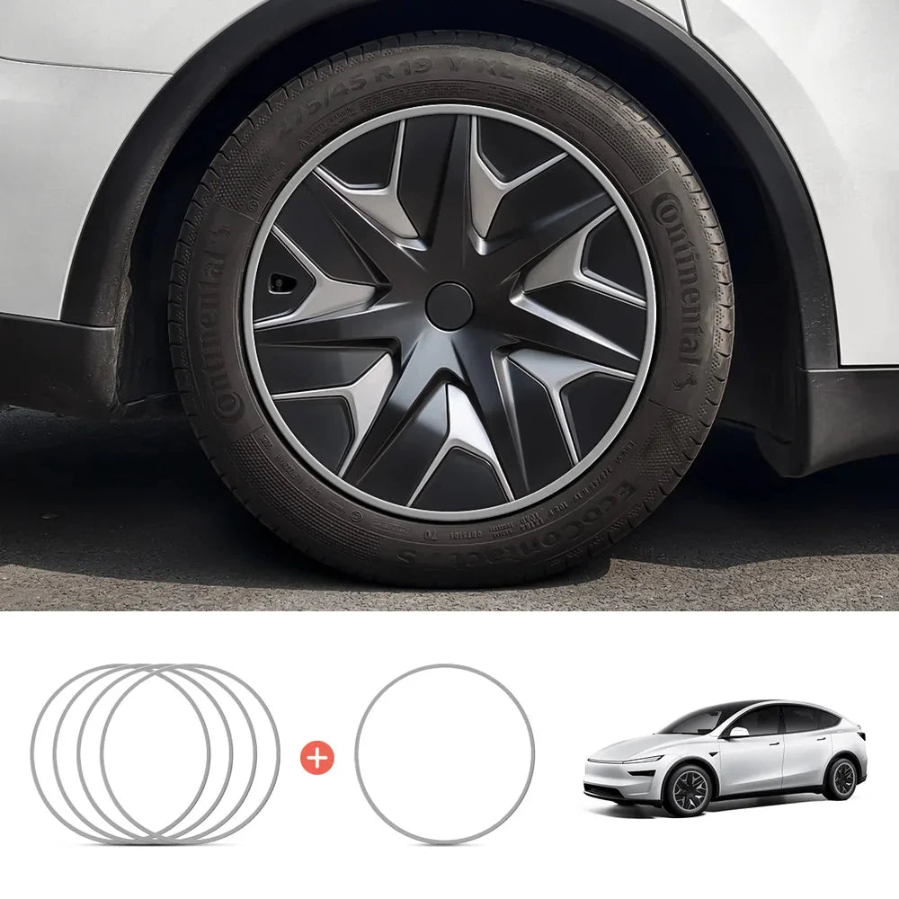 19’’ Machina 2.0 Wheels Aluminum Alloy Wheel Rim Protectors for Tesla Model Y L 6-Seater 2026+