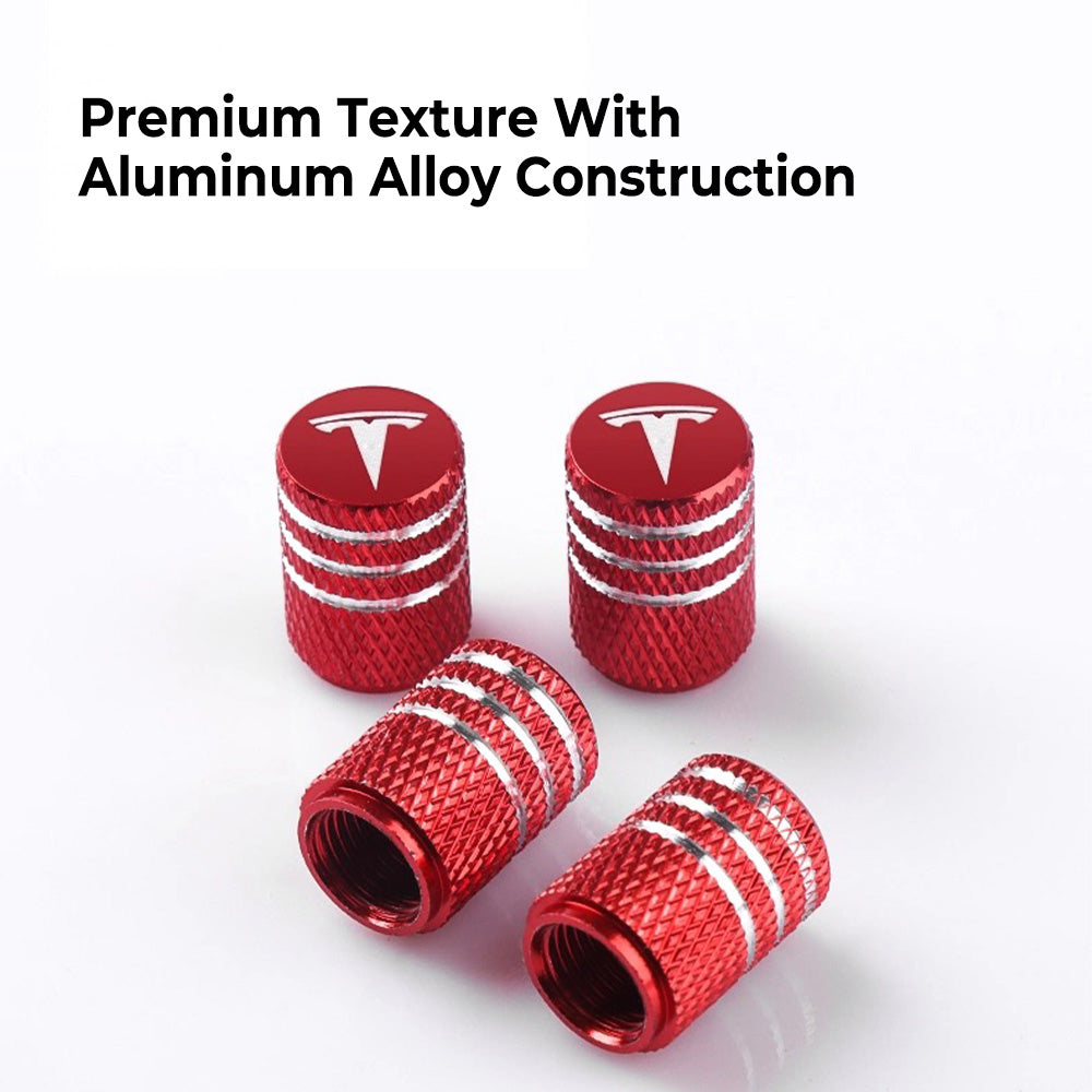 Aluminum Valve Stem Caps for Tesla Model 3/Y/S/X