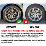 1 Pcs Wheel Cover For Tesla Model Y 19'' Gemini Wheels & Model S 19" Tempest Wheels (1 Pcs)