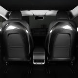 Premium Authentic Carbon Fiber Seat Back Covers for Tesla Model 3 & Model Y – Sporty & Sleek Style