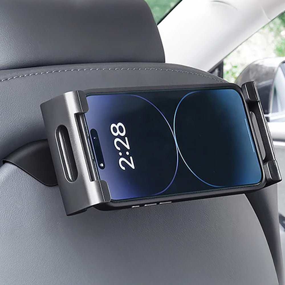 Backseat Phone & iPad Holder Mount & Multi-Purpose Hooks for Tesla Model S3XY