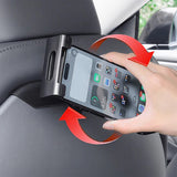 Backseat Phone & iPad Holder Mount & Multi-Purpose Hooks for Tesla Model S3XY