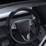 Anti-Slip Suede Steering Wheel Cover for Tesla Model Y L 2026+