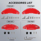 Brake Caliper Covers (4Pcs) for Tesla Model Y L 6-Seater 2026+