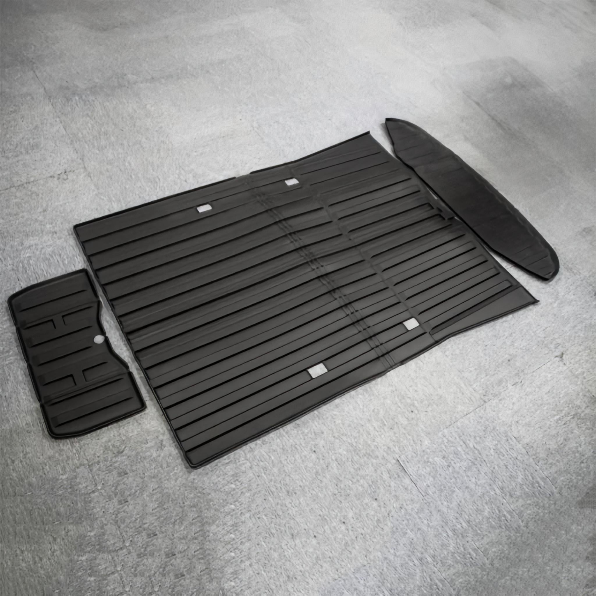 Heavy-duty Front & Bed & Sub Bed Cargo Liner Mats for Tesla Cybertruck