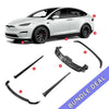 Bundle: Full Carbon Fiber Aero Kit for Tesla Model X (2021–2025) – Front Lip, Side Skirts, Diffuser & Spoiler