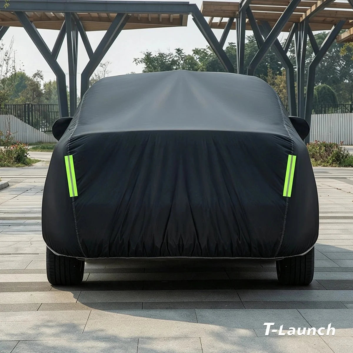 Heavy-Duty All-Weather Fleece-Lined Car Cover for Tesla Model Y L 2026+