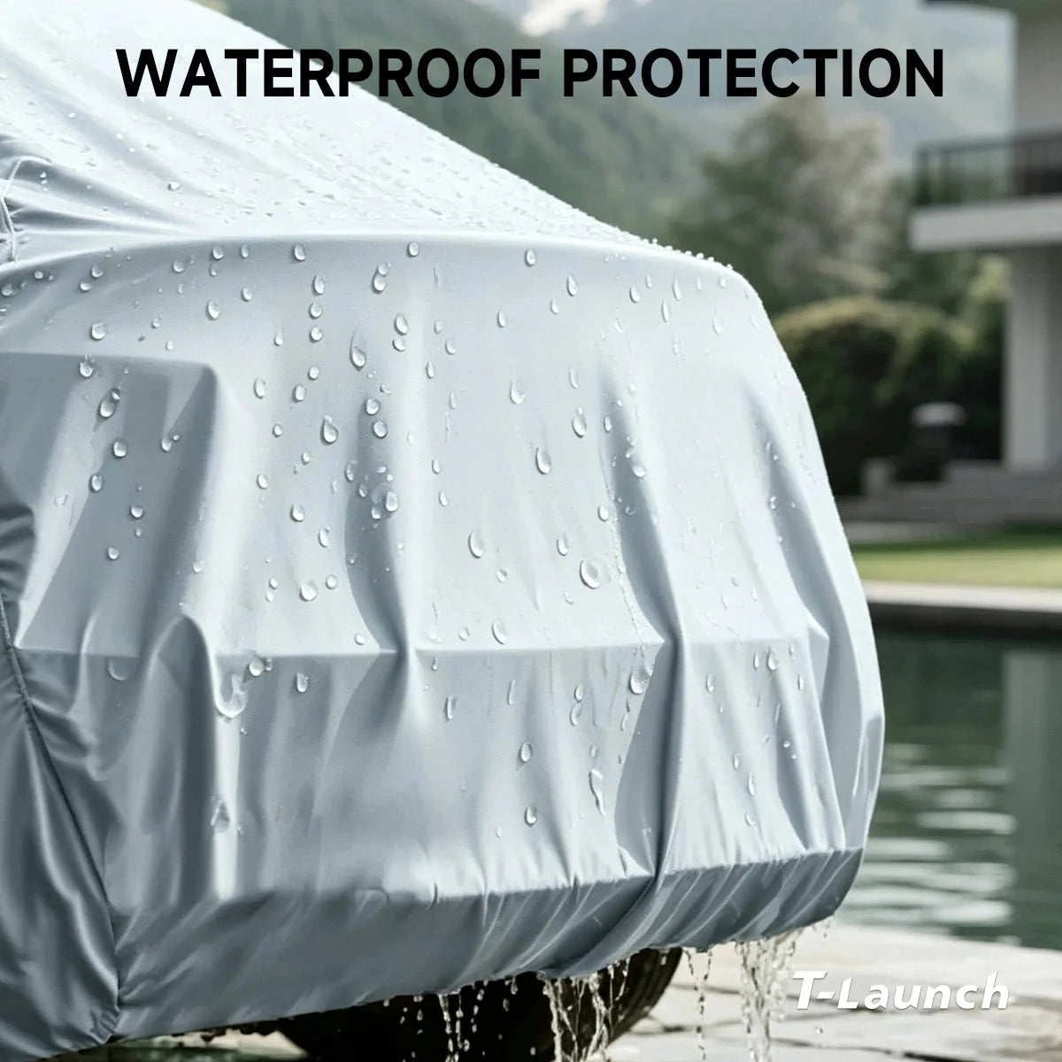 Heavy-Duty All-Weather Fleece-Lined Car Cover for Tesla Model Y L 2026+