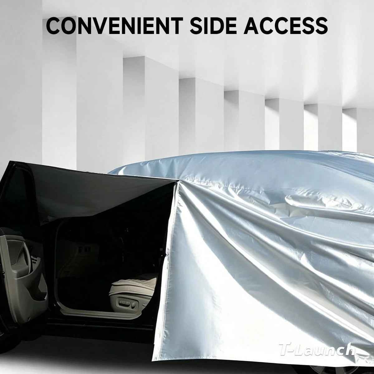 Heavy-Duty All-Weather Fleece-Lined Car Cover for Tesla Model Y L 2026+