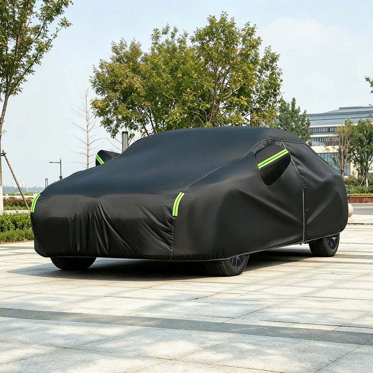 Heavy-Duty All-Weather Fleece-Lined Car Cover for Tesla Model Y L 2026+