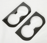 Carbon Fiber Cup Holder Trim for Tesla Model S 2021-2026 | Premium Interior Upgrade & OEM Protection