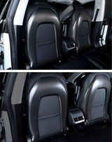 Premium Authentic Carbon Fiber Seat Back Covers for Tesla Model 3 & Model Y – Sporty & Sleek Style