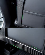 Premium Authentic Carbon Fiber Seat Back Covers for Tesla Model 3 & Model Y – Sporty & Sleek Style
