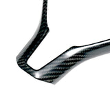 Carbon Fiber Steering Wheel Frame Trim for Tesla Model S/X 2014–2021