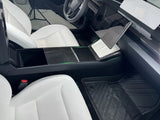 Real Carbon Fiber Center Console Overlays for Tesla Highland 2024+ Model 3 (3 pieces)