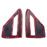 Tesla Carbon Fiber Charging Port Covers back view