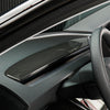 Side view of Carbon fiber Dashboard installed on Tesla Model 3 Highland