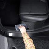 Carbon Fiber Door Sill Protectors for Tesla Model Y Juniper & Model 3 Highland | Custom-Fit Interior Scuff Protection