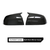 Tesla Model Y GT-Style Carbon Fiber Mirror Caps