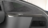Real Carbon Fiber Rear Trunk Side Trim Cover for Tesla Model X