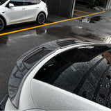 Tesla Model Y Juniper Carbon Fiber Spoiler Dual air outlets
