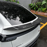 Tesla Model Y Juniper Carbon Fiber Wing Spoiler Dual air outlets
