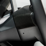 Carbon Fiber Steering Wheel cover for 2024+ Model 3 & 2025+ Model Y