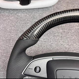 Custom Carbon Fiber Steering Wheel for 2024+ Model 3 & Model Y Juniper 2025.03+