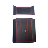Real Carbon Fiber Armrest Cover & Rear Screen Frame Cover for Tesla Cybertruck (2 Pcs)
