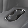 Carbon Fiber Back Seat Cup Holder Cover for Tesla Model 3 & Model Y – Sleek, High-Gloss Finish & Precision Fit