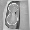 Carbon Fiber Cup Holder Trim for Tesla Model S 2021-2026 | Premium Interior Upgrade & OEM Protection
