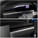 Real Carbon Fiber Dashboard Covers For 2021-2026 Model S / X