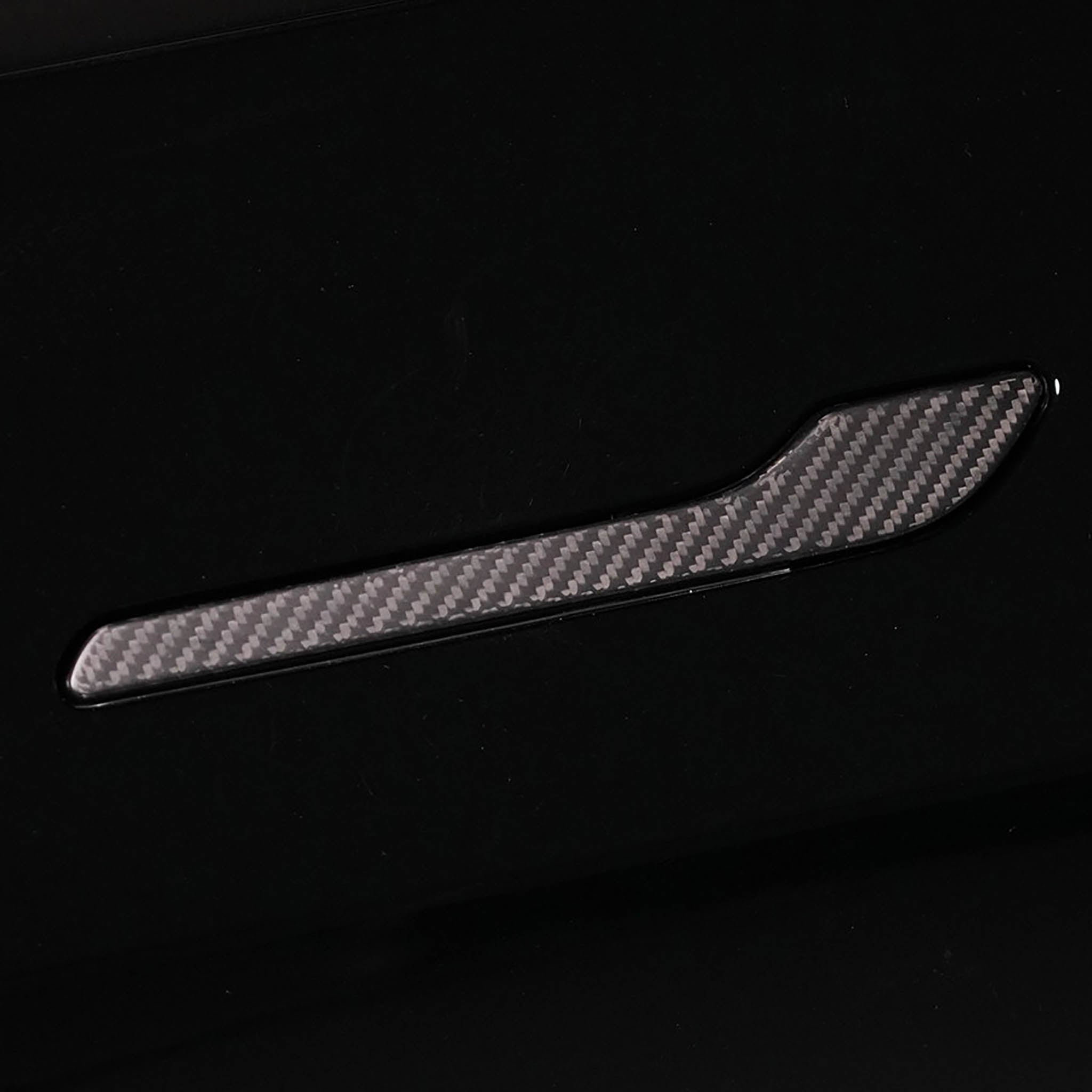 Carbon Fiber Door Handle Covers for Tesla Model 3 Highland 2024+ & Model Y Juniper 2025+