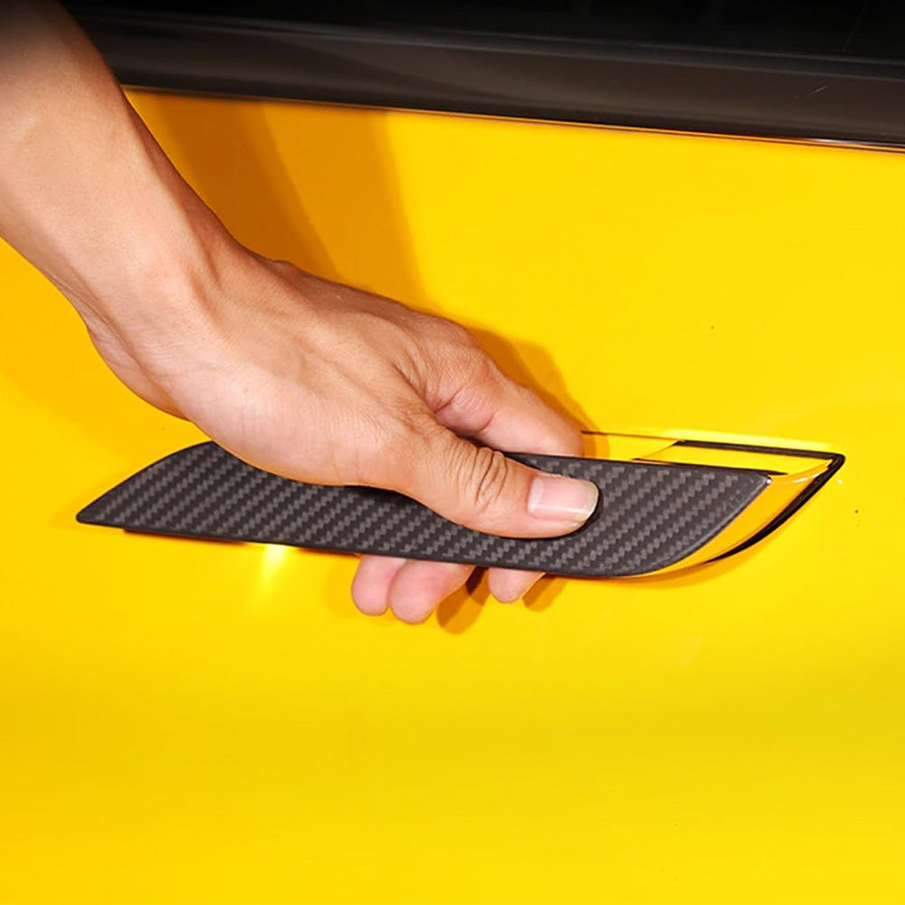 Carbon Fiber Door Handle Covers for Tesla Model S – Sleek, High-End Exterior Upgrade
