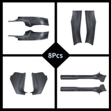 Carbon Fiber Door Sill Protectors for Tesla Model Y Juniper & Model 3 Highland | Custom-Fit Interior Scuff Protection