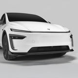 Carbon Fiber Front Bumper Side Splitter Lip for 2025 Tesla Model Y Juniper