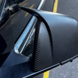 Tesla Model Y Carbon Fiber Mirror Caps