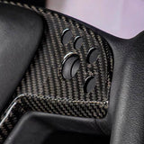 Carbon Fiber Steering Wheel Cover for 2021 - 2026 Tesla Model S/X Yoke – Sleek Protection & Stylish Upgrade