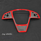 Carbon Fiber Steering Wheel Cover for 2021 - 2026 Tesla Model S/X Yoke – Sleek Protection & Stylish Upgrade