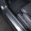 Carbon Fiber Style Door Sill Protectors for Tesla Model Y L