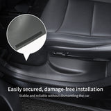 Carbon Fiber Style Door Sill Protectors for Tesla Model Y L
