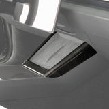 Carbon fiber wireless charging pad frame for Tesla Model 3 Highland